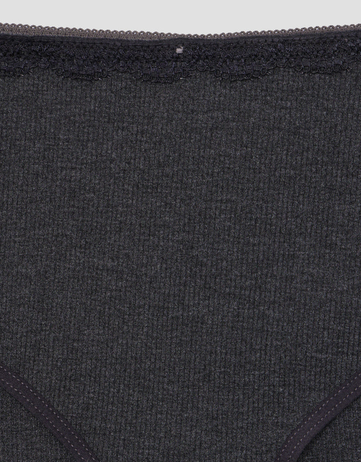 Nevada Rib Mid Lace Celana Dalam Midi Wanita