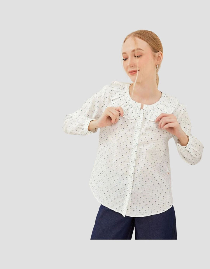 Graphis Blus Motif Polkadot Wani