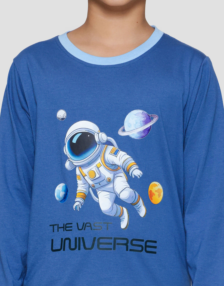 Little M Outer Space Setelan Piyama Anak Laki-laki