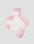 Little M Pack Of 3 Polos Stripe Kaos Kaki Anak Perempuan