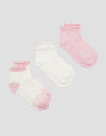 Little M Pack Of 3 Polos Stripe Kaos Kaki Anak Perempuan