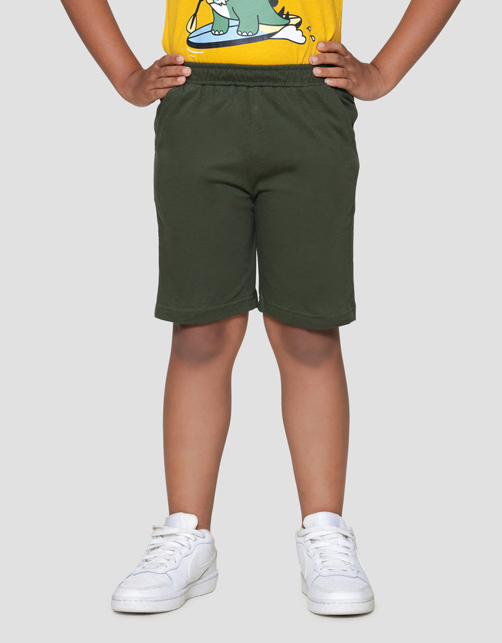 Little M Jersey Kantong Basic Celana Pendek Anak Laki-laki