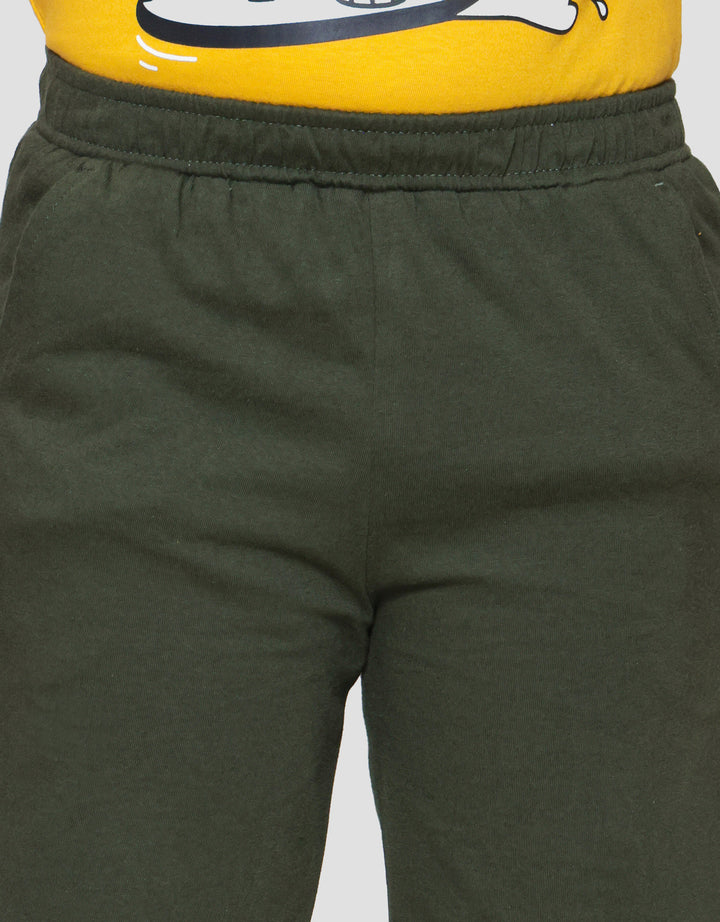 Little M Jersey Kantong Basic Celana Pendek Anak Laki-laki