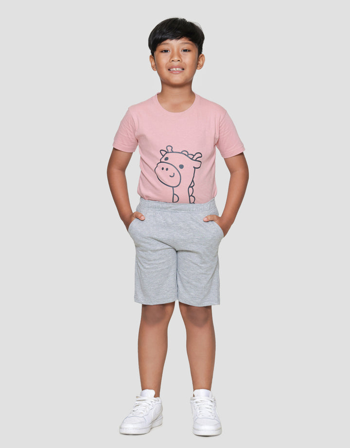 Little M Jersey Kantong Basic Celana Pendek Anak Laki-laki