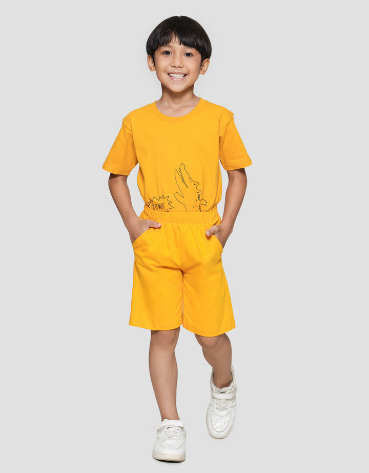 Little M Jersey Kantong Basic Celana Pendek Anak Laki-laki