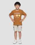 Little M Cool Friends Print Kaos Lengan Pendek Anak Laki-laki