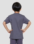 Little M Life Is Good Enjoy Print Kaos Lengan Pendek Anak Laki-laki