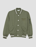 Little M College Team Resleting Jaket Anak Laki-laki
