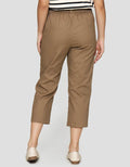 Connexion Crop Cotton Stretch Celana Panjang Wanita