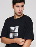 ZES Abstract Four Frame Patch Kaos Pria TSF201