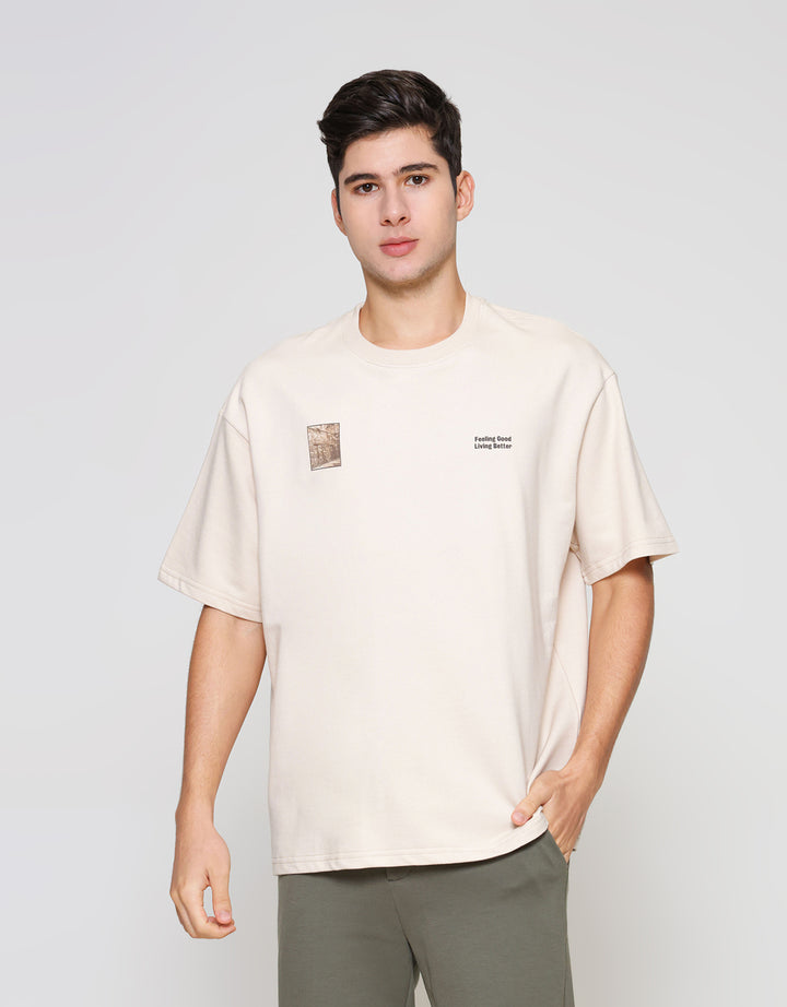ZES Photoprint Kaos Lengan Pendek Pria TSF204