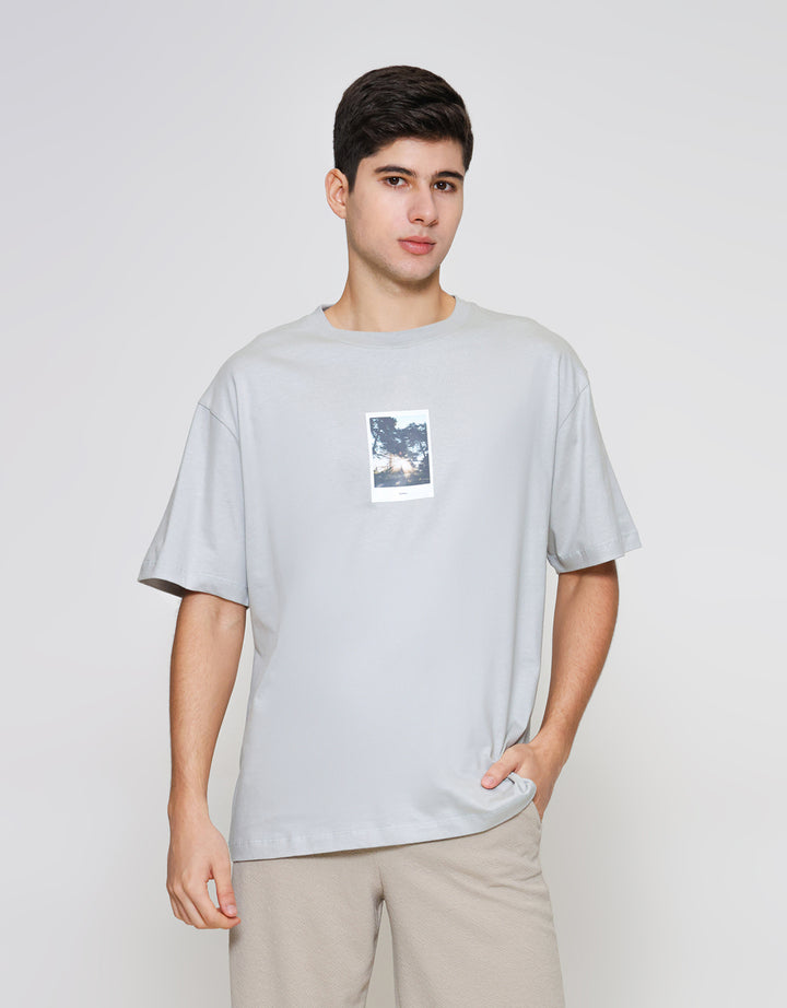 ZES Photoprint Kaos Lengan Pendek Pria TST201