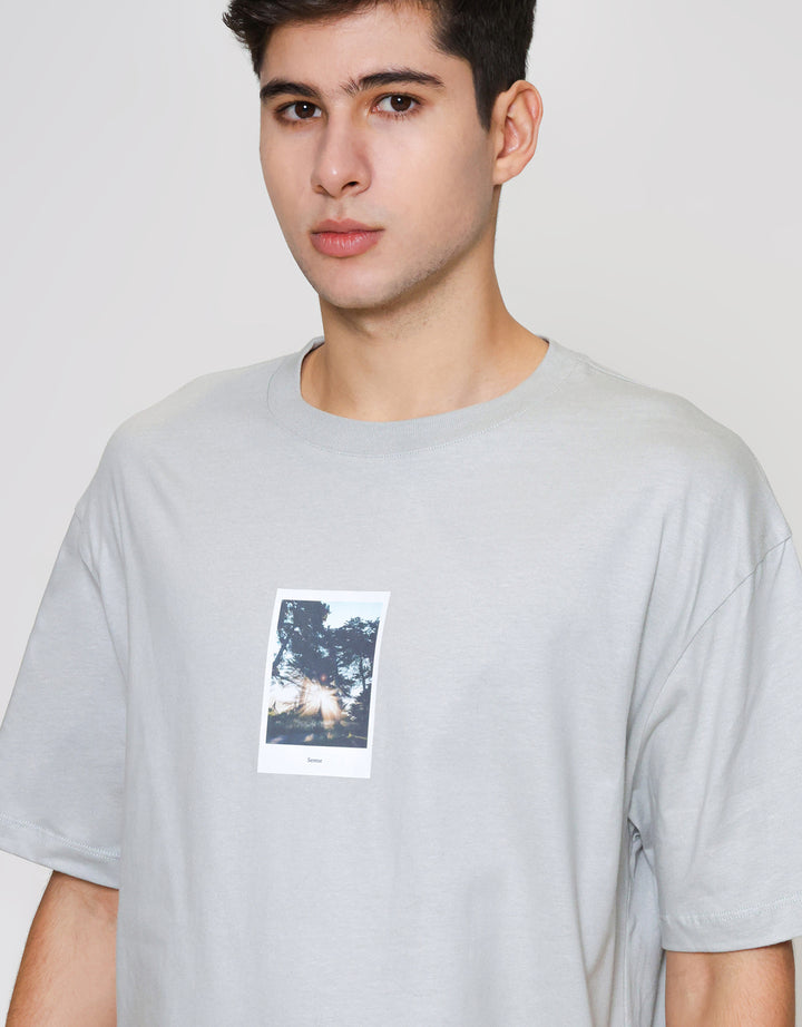 ZES Photoprint Kaos Lengan Pendek Pria TST201
