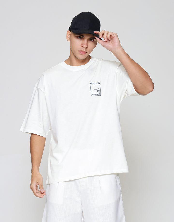 ZES Wisdom Hd Print Kaos Pria TSF202