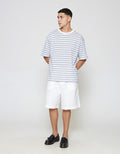 ZES Horizontal Textured Kaos Pria TSA205