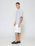 ZES Horizontal Textured Kaos Pria TSA205