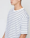 ZES Horizontal Textured Kaos Pria TSA205