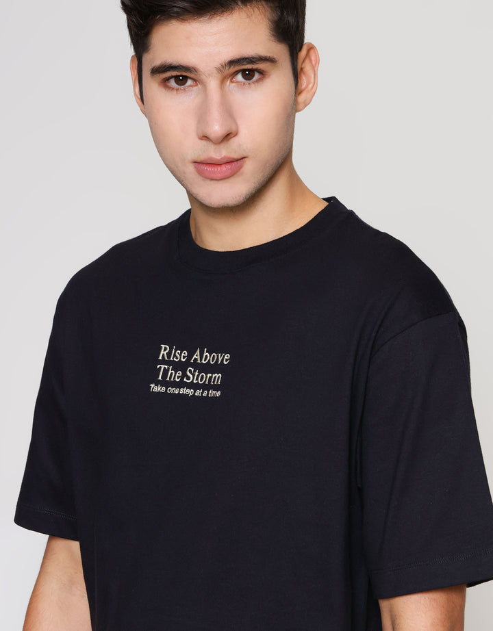 ZES Wording Embro Rise Above The Storm Kaos Pria TST207