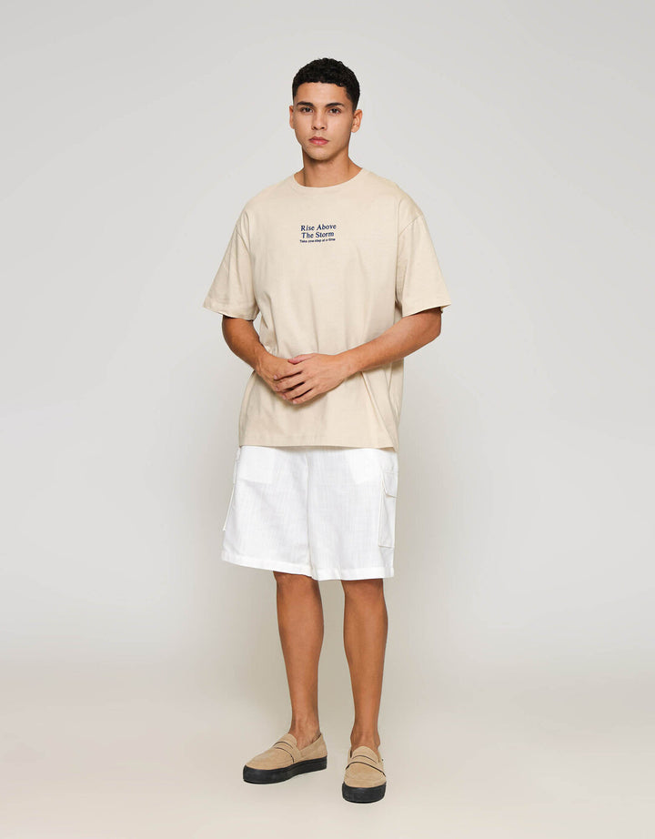 ZES Wording Embro Rise Above The Storm Kaos Pria TST207