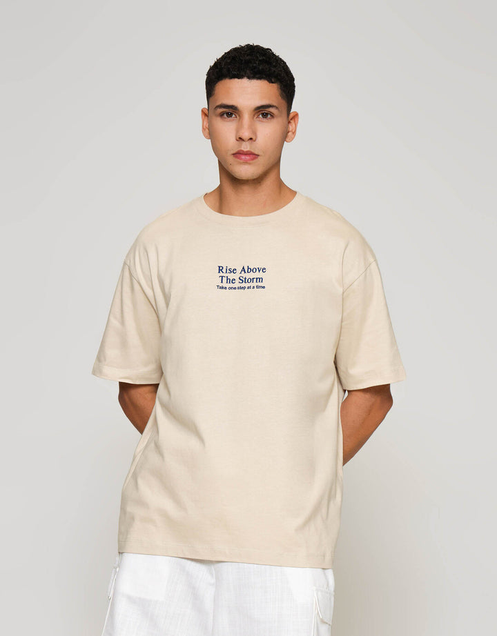 ZES Wording Embro Rise Above The Storm Kaos Pria TST207