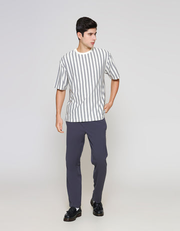 ZES PHOTOPRINT STRIPES KAOS PRIA TSE202