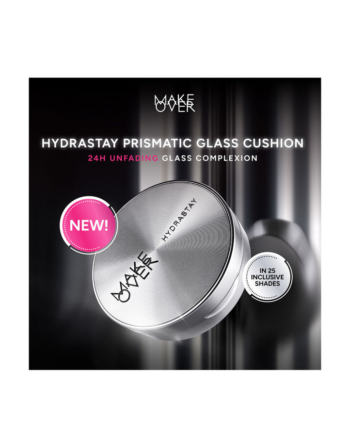 Make Over Hydrastay Prismatic Glass Cushion C11 Pink Marble 12 g