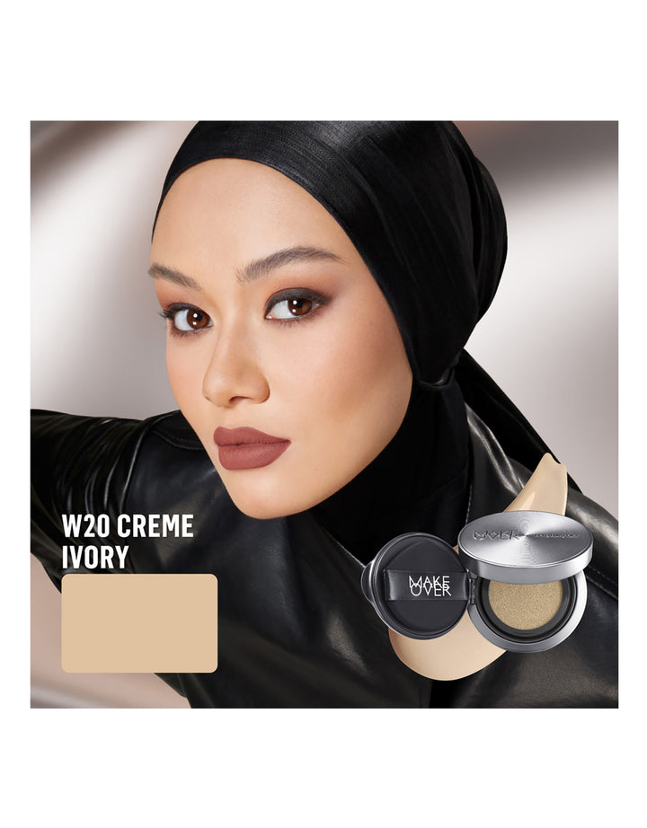 MAKE OVER Hydrastay Prismatic Glass Cushion C11 Pink Marble 12 g
