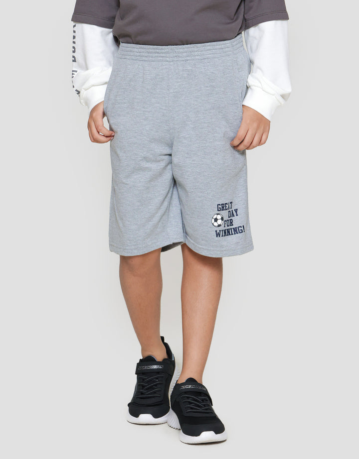 Nevada Knit Jersey Sablon Kecil Celana Pendek Anak Laki-laki