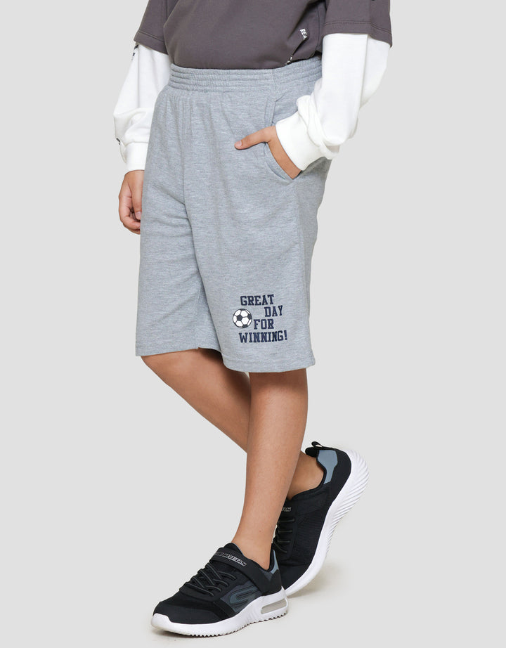 Nevada Knit Jersey Sablon Kecil Celana Pendek Anak Laki-laki