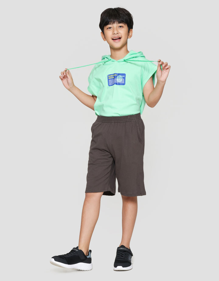 Nevada Knit Jersey Sablon Kecil Celana Pendek Anak Laki-laki