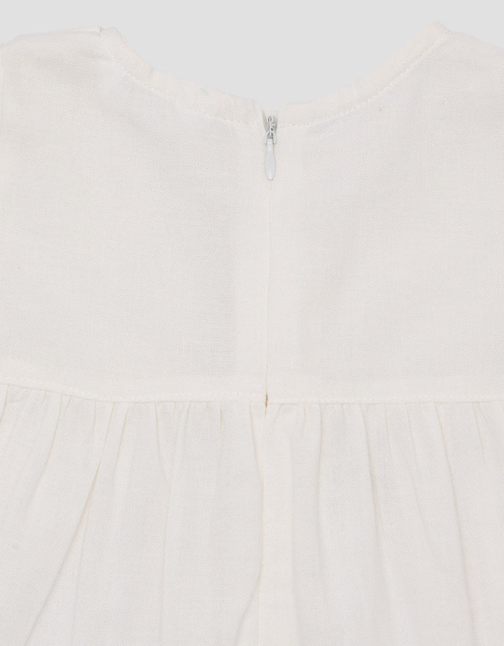 Little M Woven Rami Sailor Midi Dress Anak Perempuan