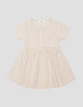 Little M Jersey Embro Bunga Midi Dress Bayi Perempuan