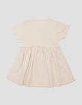 Little M Jersey Embro Bunga Midi Dress Bayi Perempuan