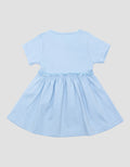 Little M Jersey Embro Bunga Midi Dress Anak Perempuan