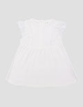 Little M Jersey Embro Bunga Midi Dress Anak Perempuan