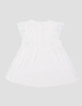 Little M Jersey Embro Bunga Midi Dress Anak Perempuan