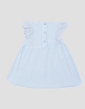 Little M Textured Rib Kecil With Lace Midi Dress Anak Perempuan