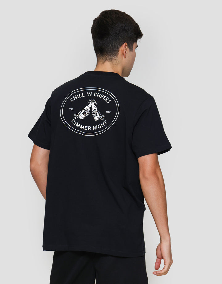 Aos Theme Rock Star Drunk Chill Cheers Kaos Pria