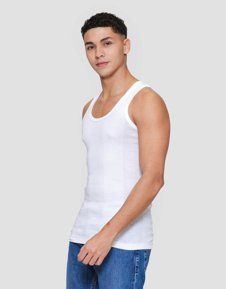 Cole Cotton Rib Kaos Singlet Pria