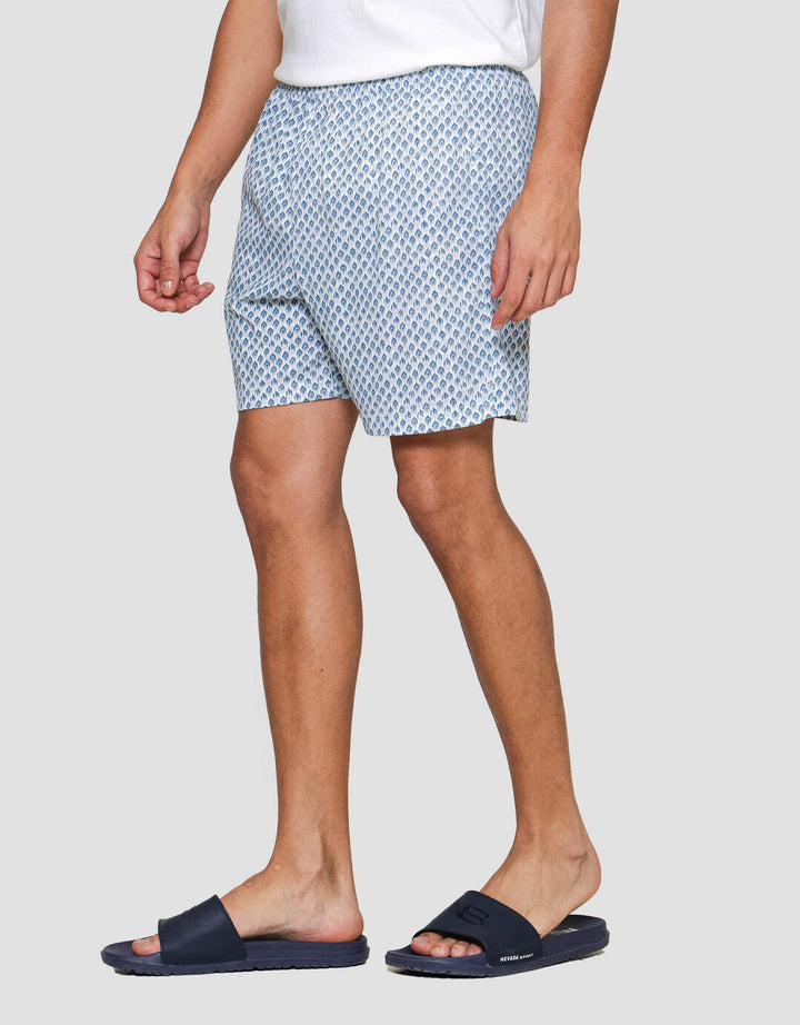 Cole Print Geometric Celana Boxer Pria