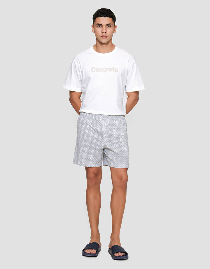 Cole Print Geometric Celana Boxer Pria