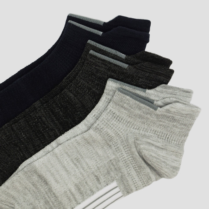 Cole 3Pk Ankle Sport Compression Kaus Kaki Pria