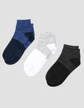 Cole 3Pk Ankle Casual Kaos Kaki Pria