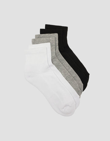 COLE 3PK ANKLE SPORT SOLID SPORTSOL KAUS KAKI PRIA