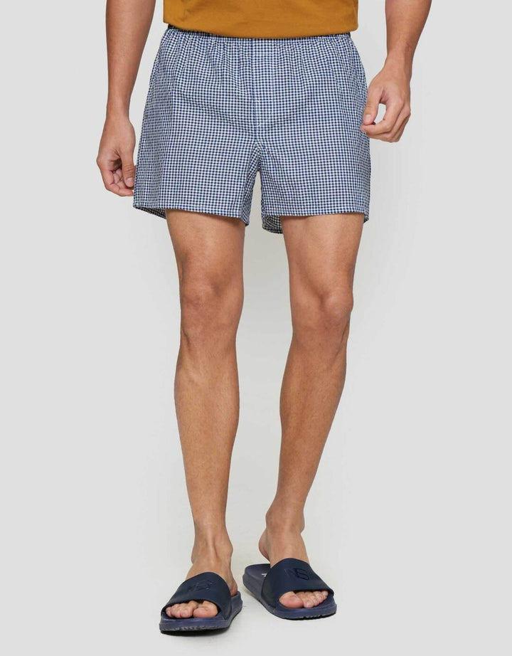 Cole Micro Checks Celana Boxer Pria