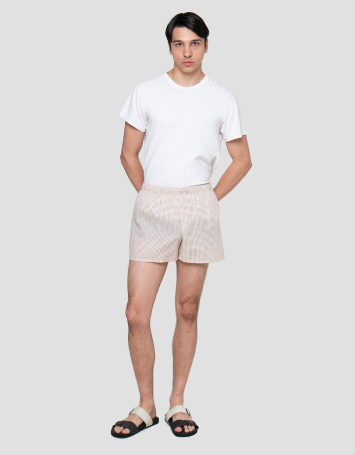 Cole Micro Checks Boxer Pria
