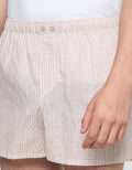 Cole Micro Checks Boxer Pria