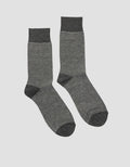 Cole 1Pk Quarter Textured Herringbone Kaos Kaki Pria