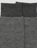 Cole 1Pk Quarter Textured Herringbone Kaos Kaki Pria