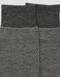 Cole 1Pk Quarter Textured Herringbone Kaos Kaki Pria